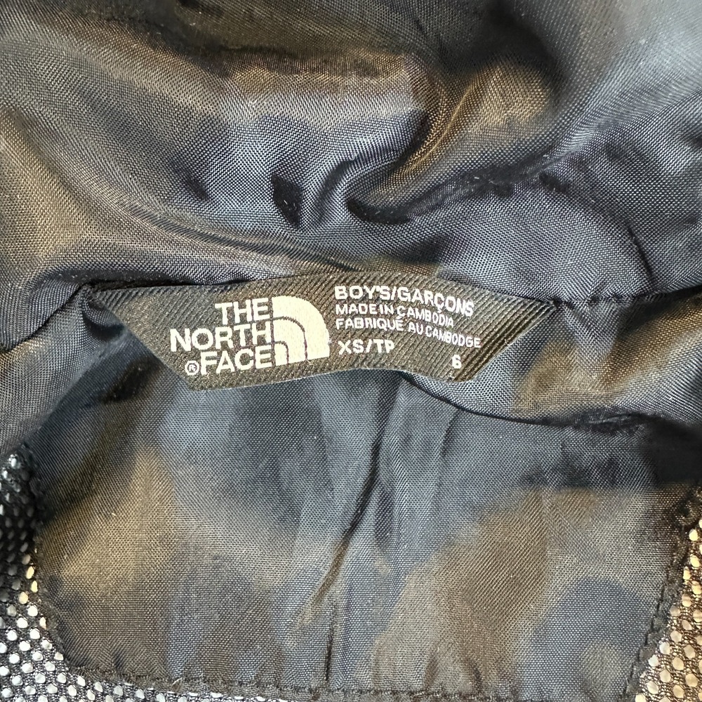 The North Face Boys Antora Rain Jacket Folk Blue Black Size XS 6 Waterproof Zip - Picture 8 of 15